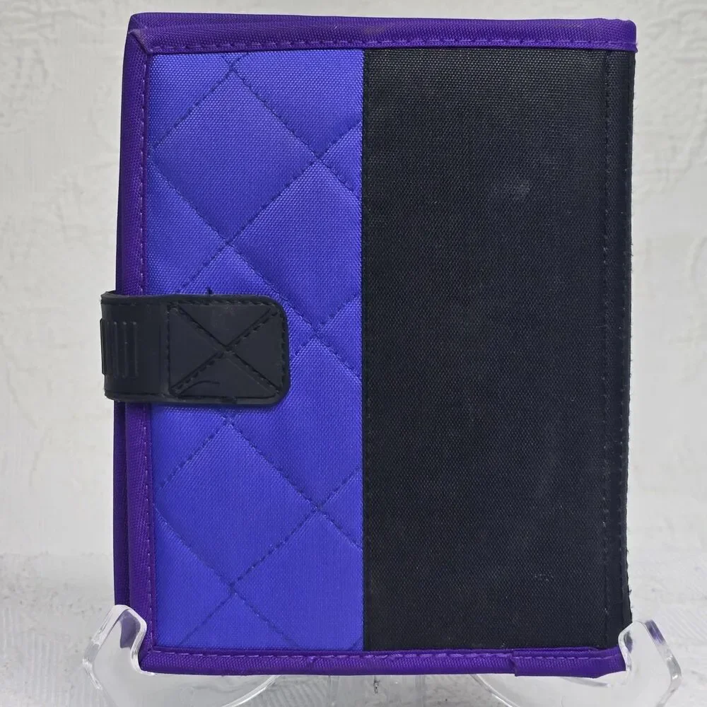 90s Mead Nike Purple Black Day Planner Calender Project Note Book Contacts